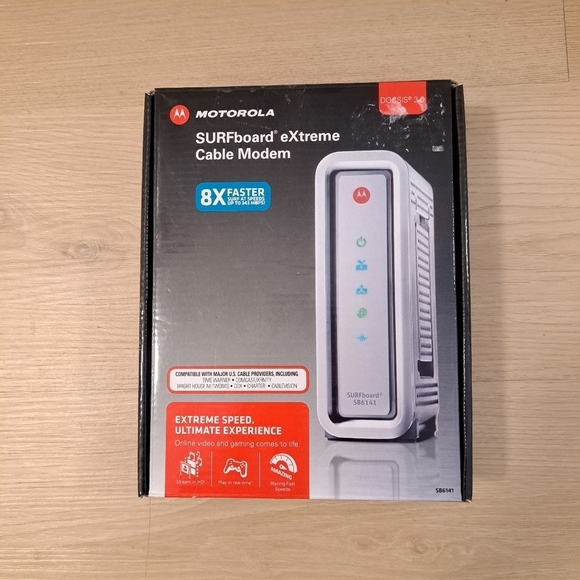 Motorola Other - NEW Motorola‎ SURFboard SB6141 DOCSIS 3.0 Extreme Speed Cable Modem